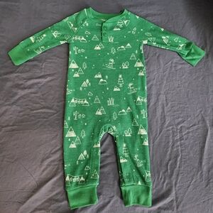 Wondershop Green Kids One Piece with White Designs